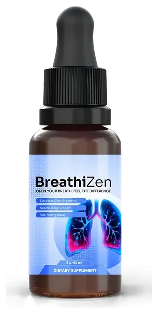 BreathiZen Australia single bottle product packaging