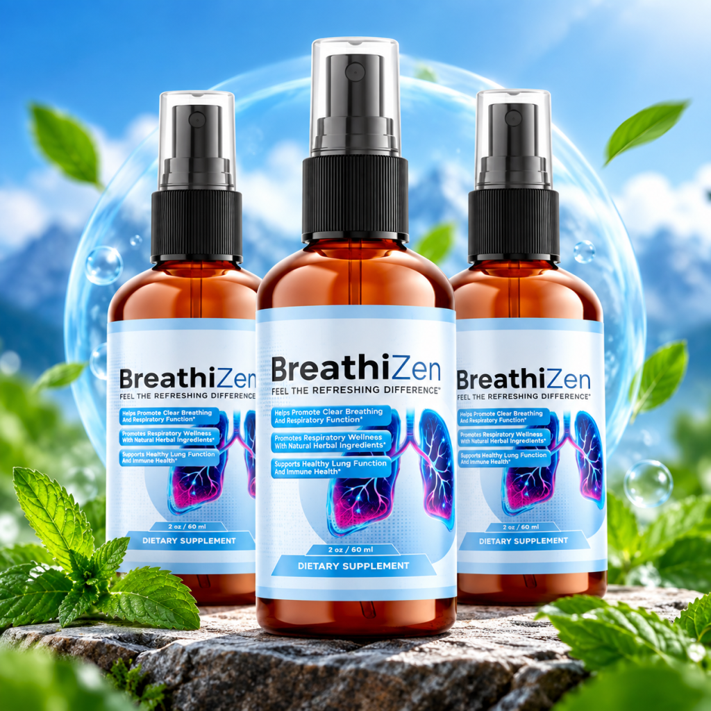Breathizen official product photo showing the supplement label and ingredients