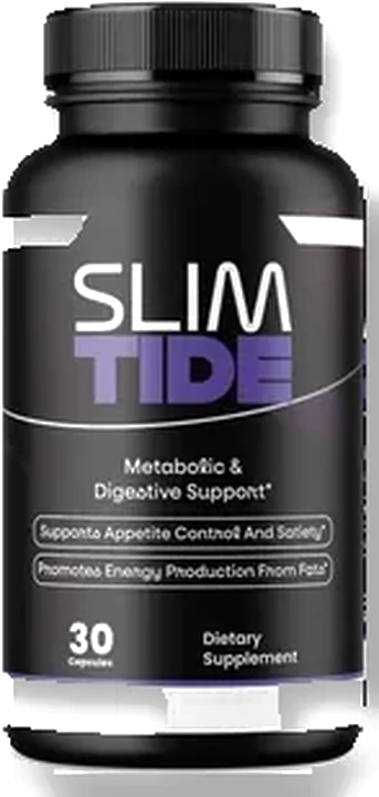 Single Slimtide bottle with 30 daily capsules